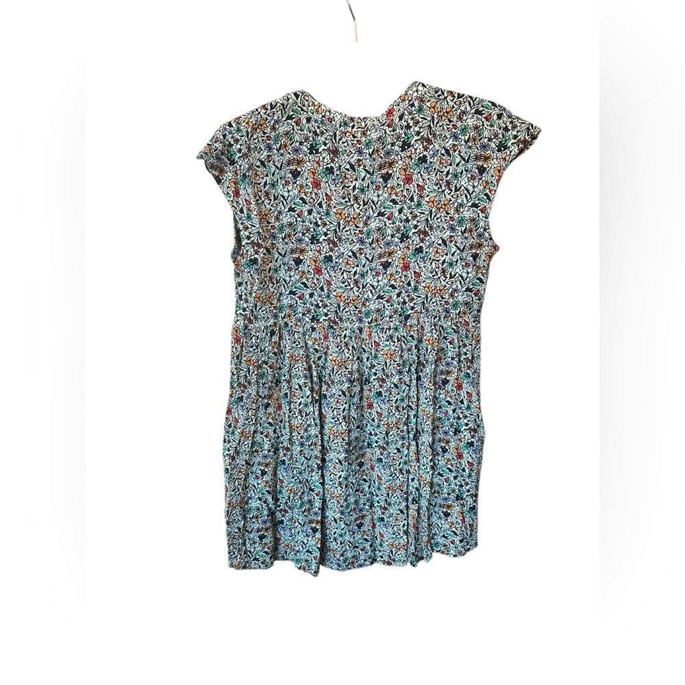 Anthropologie Vanessa Virginia Floral Rayon Button Down Blouse Size XS EUC - Picture 5 of 6